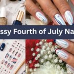 Classy Fourth of July Nails